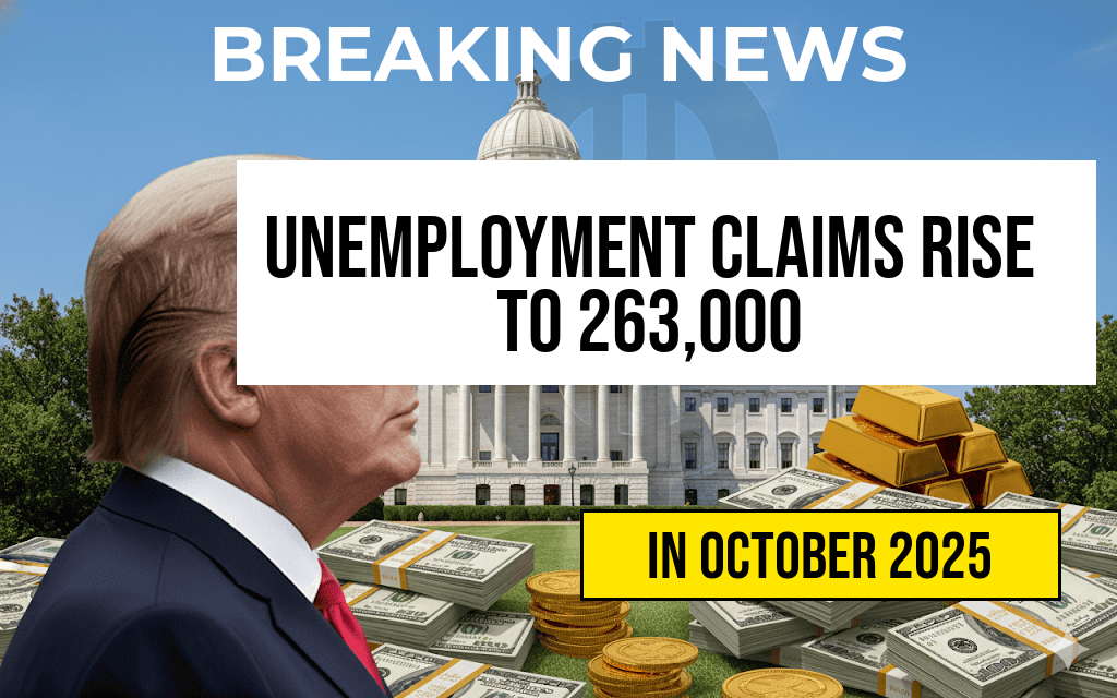 Unemployment Claims Surge to 263,000 as Laid-Off Workers Seek $100 Weekly Lifeline